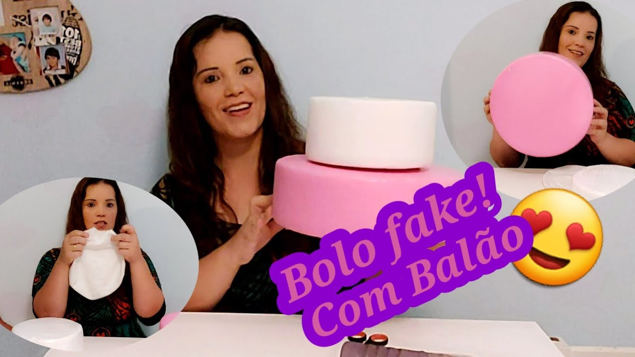 BOLO FAKE DE BALÃO (BEXIGÃO)