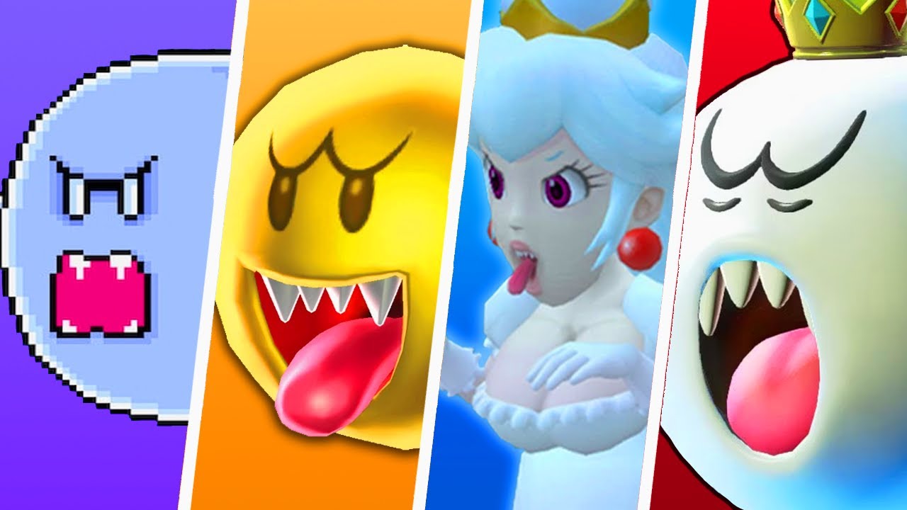 Evolution of Boos in Super Mario Games (1988 - 2024)