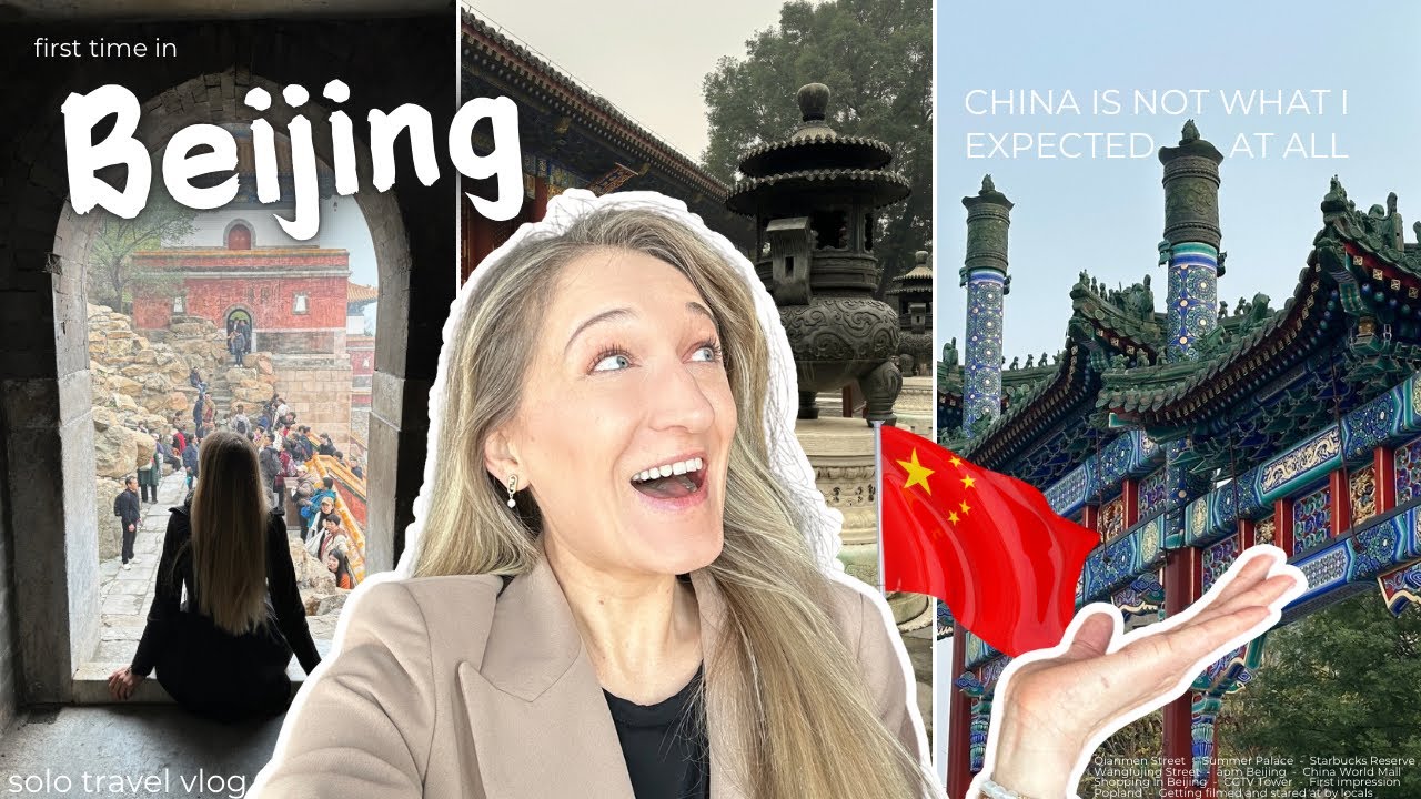 FIRST TIME IN BEIJING🇨🇳 China solo travel vlog - Summer Palace, Wangfujing Street, shopping, Qianmen