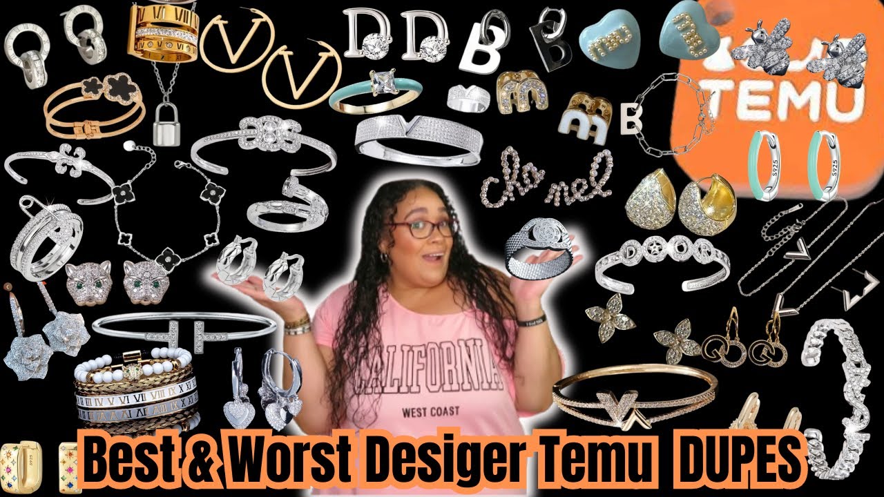 Temu Haul 2024|Temu Dupes 2024|Temu Jewelry Haul|Temu Designer Dupes|FT Charmrunes|Tasha St James