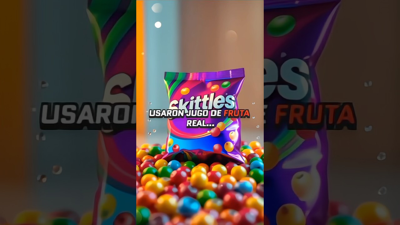 Skittles cambiaron su receta #skittles #dulces #comida #curiosidades #viralshorts ￼