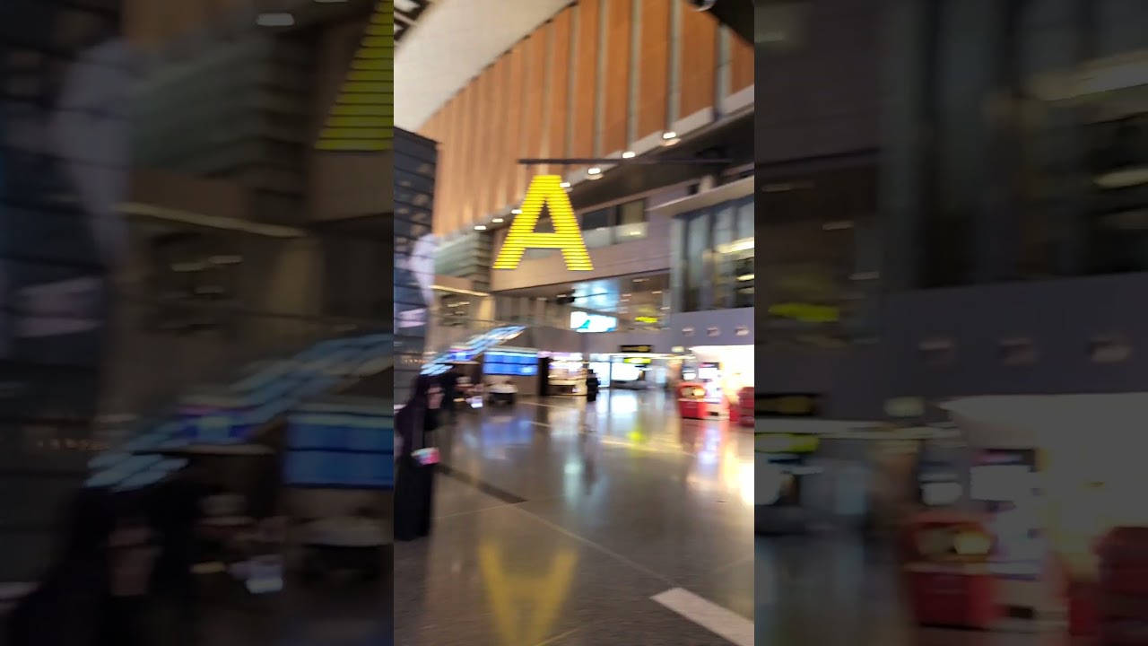 Transit at the Qatar Airport #travel #airport #viralvideo