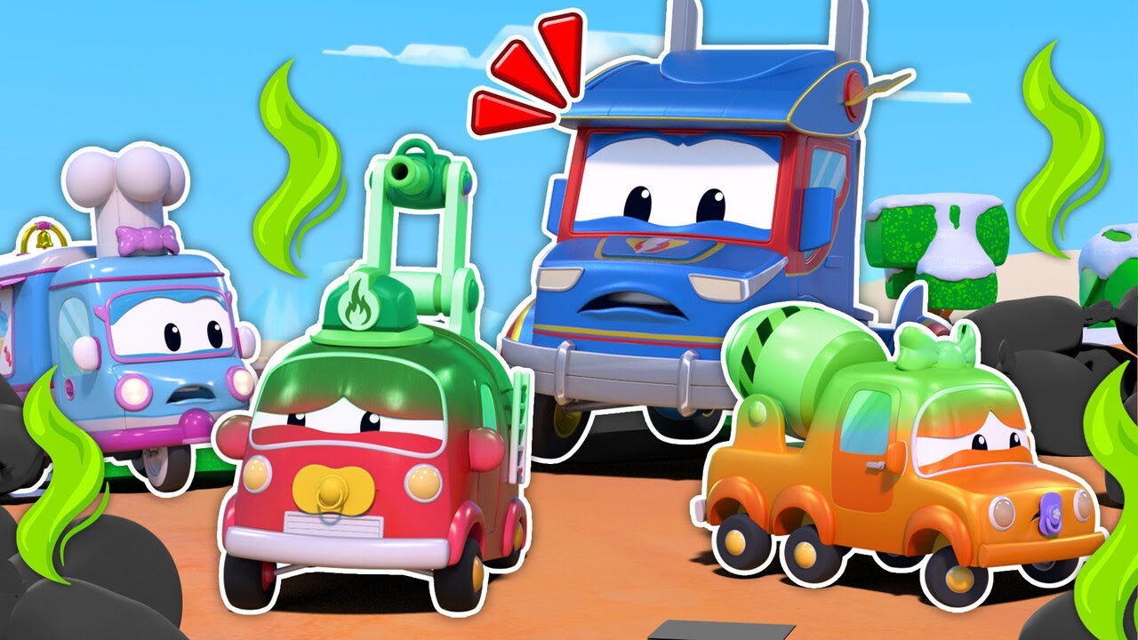 Emergency! Cars Are Sick Because of Trash! 🚗 Save the Earth  | Super Truck