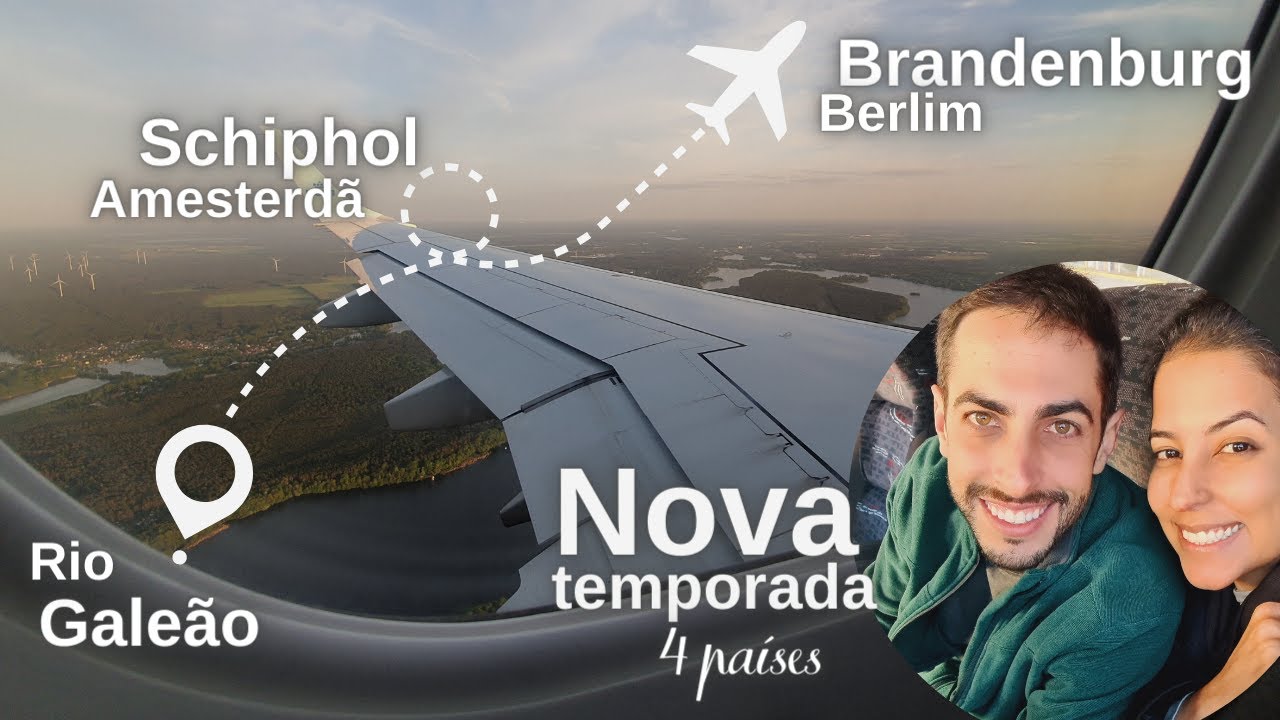 A caminho de Berlim, conexão em Amsterdã com a KLM - Ep 01