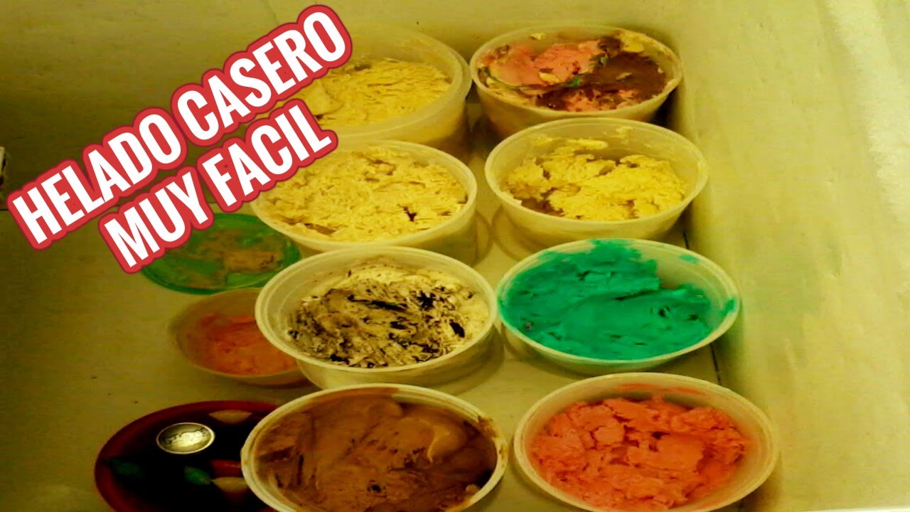 COMO HACER BASE PARA HELADO CASERO (NUEVO)
