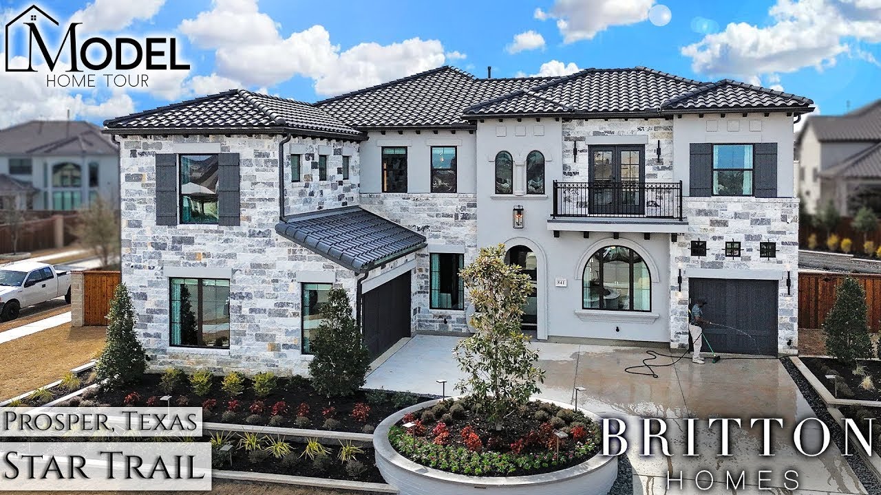 Новые дома в Далласе — Britton Homes в Стар-Трейл-Проспер, Техас
