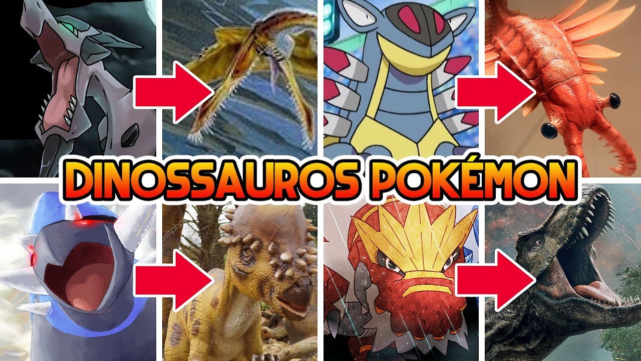 DINOSSAUROS QUE INSPIRARAM POKÉMON FÓSSEIS!!