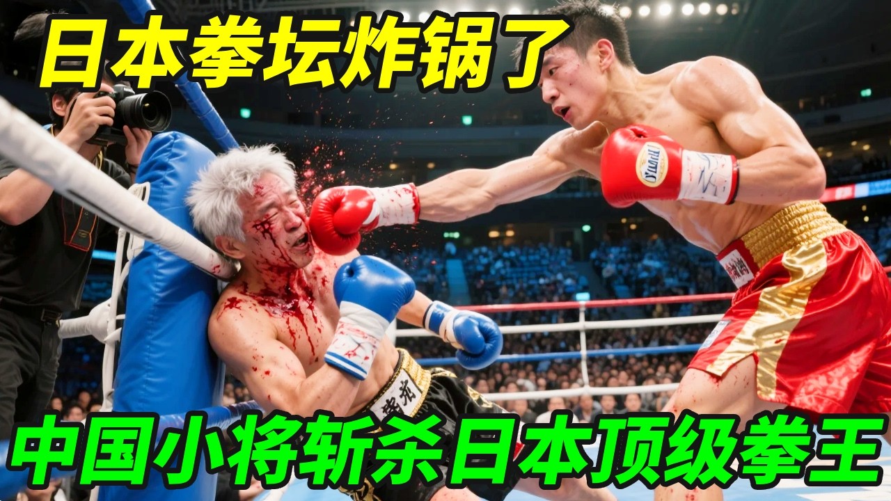 日本拳坛炸锅了！初出茅庐的中国小将，竟乱拳斩杀日本顶级拳王！【小野格斗解说】