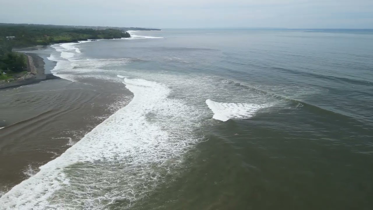 Balian beach from Deki's warung