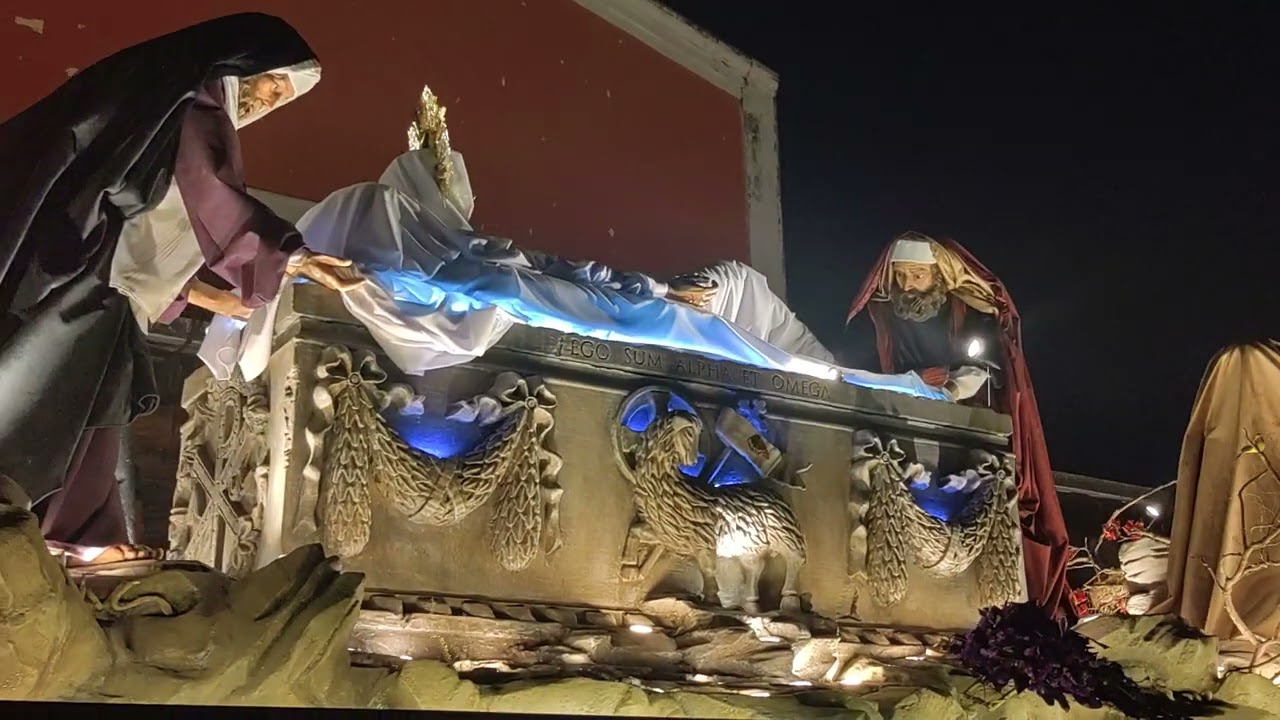 Marcha Fúnebre Resucitó Aleluya. Procesión Jesús Sepultado de San Felipe 2023