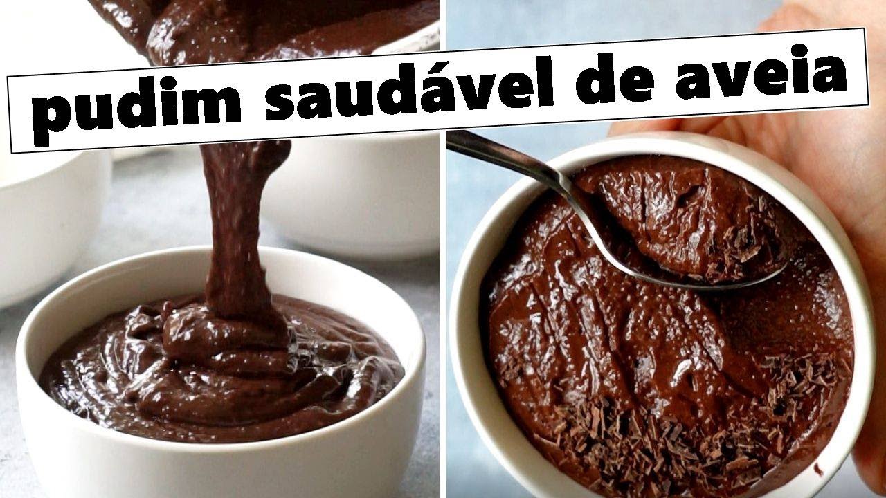 SEM LEITE OU AMIDO (só aveia em flocos) - pudim perfeito sem açúcar e lactose vegano