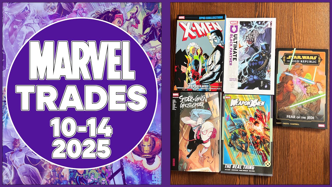 Marvel 13.10.25 | Эпическая коллекция Людей Икс: Раненый Волк | Гвен-Паук: Эпическая коллекция Пр...