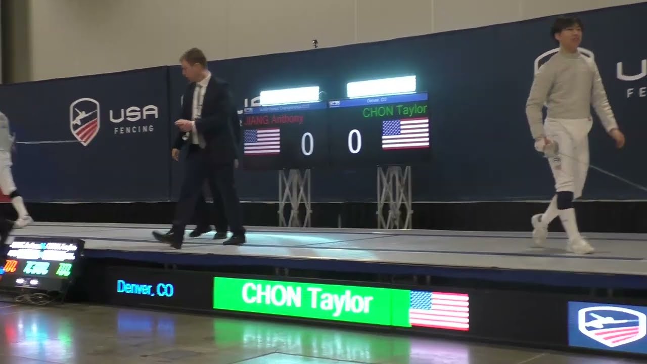 Junior Olympics 2023 CMS - GOLD - Anthony Jiang v Taylor Chon