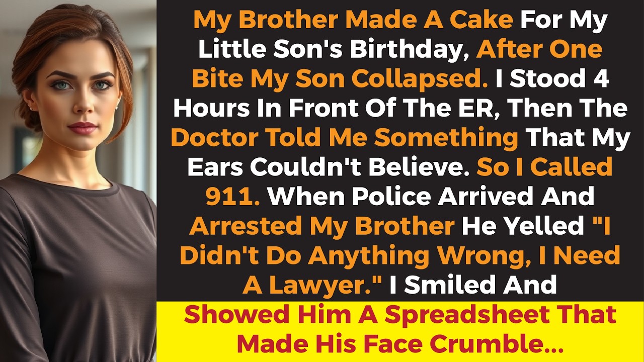My Son Collapsed After One Bite Of His Birthday Cake. Then My Brother's Spreadsheet Exposed Him...