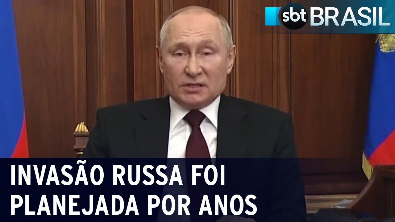 Invasão russa foi planejada durante anos | SBT Brasil (24/02/22)