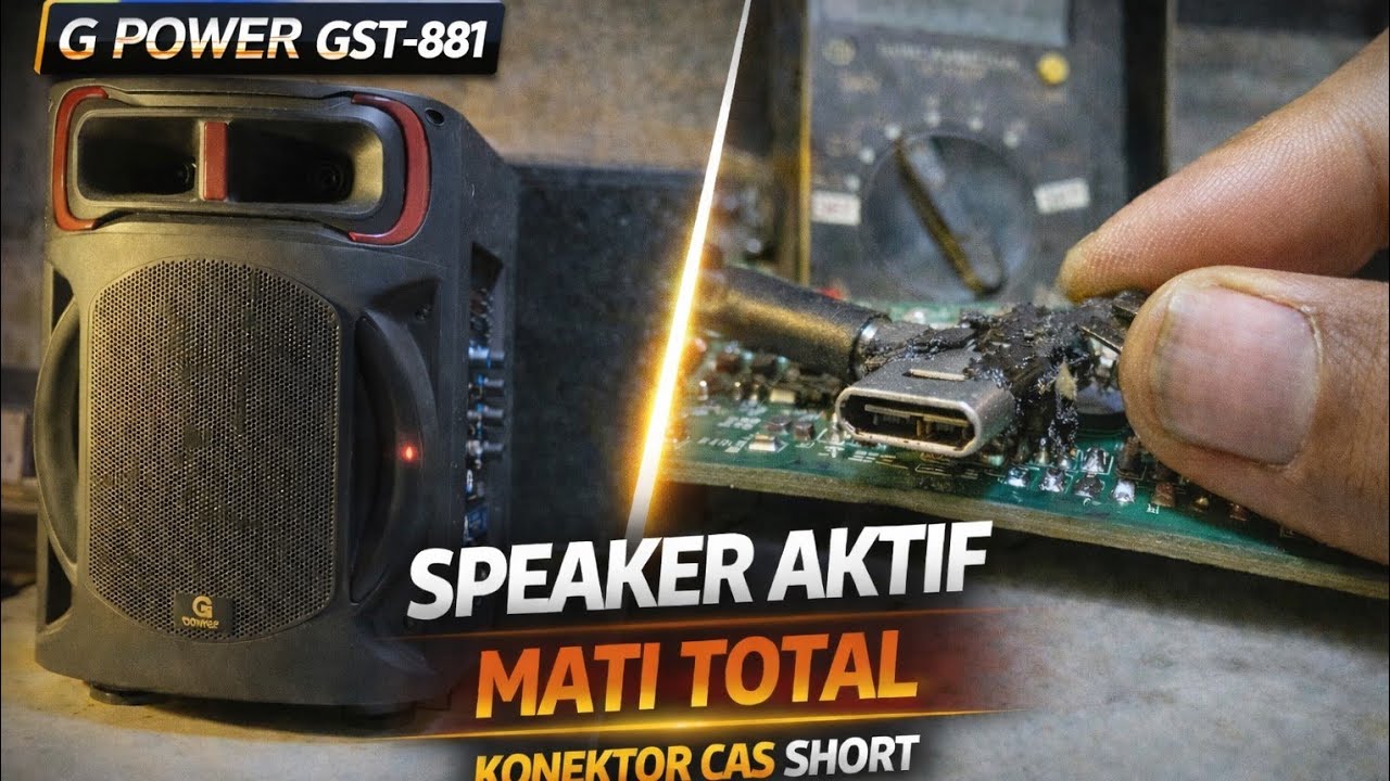 Speaker aktif ini mati karna hal sepele