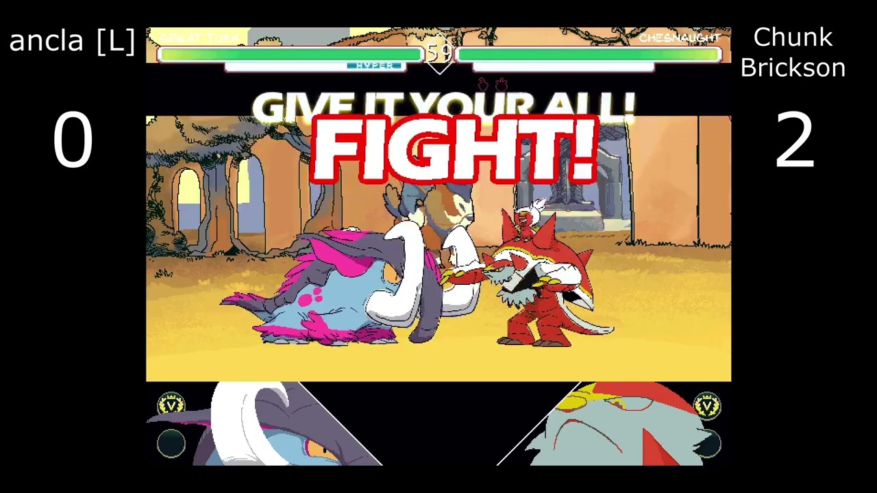 Pokémon: Close Combat OT1 GF: Ancla vs Chunk Brickson