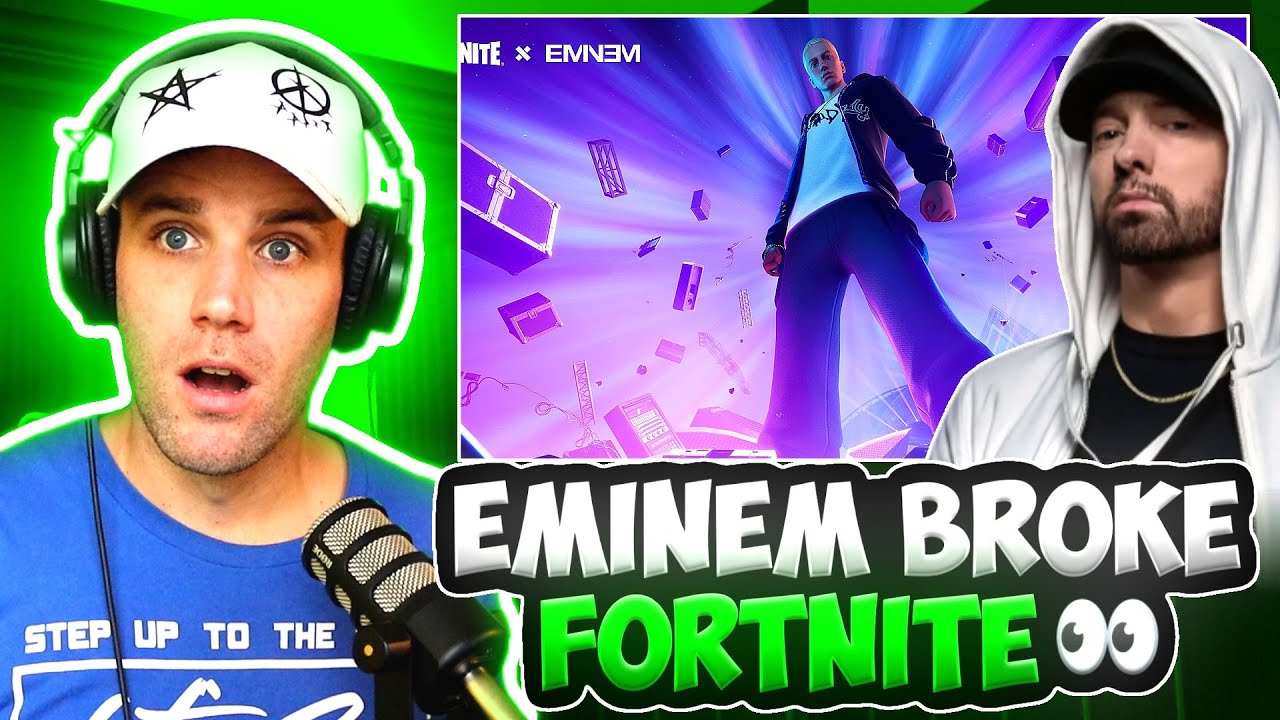 Eminem Breaks Fortnite!! | Rapper Reacts to Eminem 
