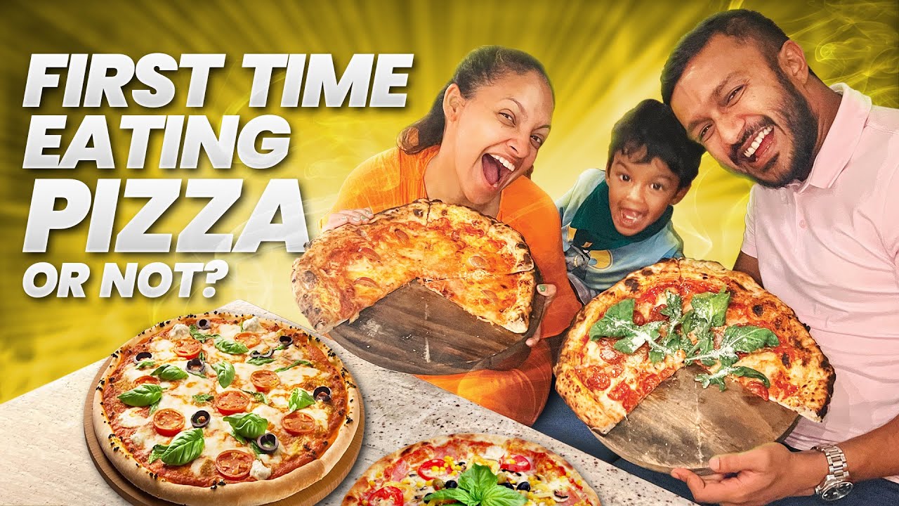 FIRST TIME EATING PIZZA? OR NOT? | Asherah Gomez