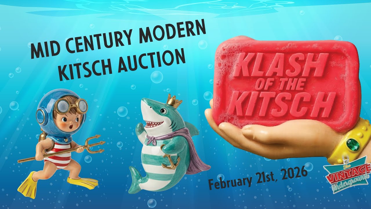 Klash of the Kitsch WhatNot Raid Train | Mid Century Modern 50s&ndash;60s Vintage Ceramics + More