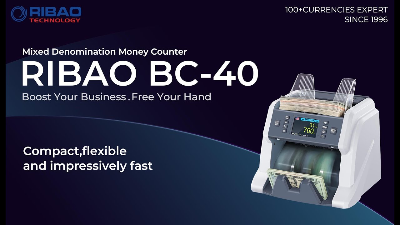 Ribao BC40: The Best mixed money counter for Merchants