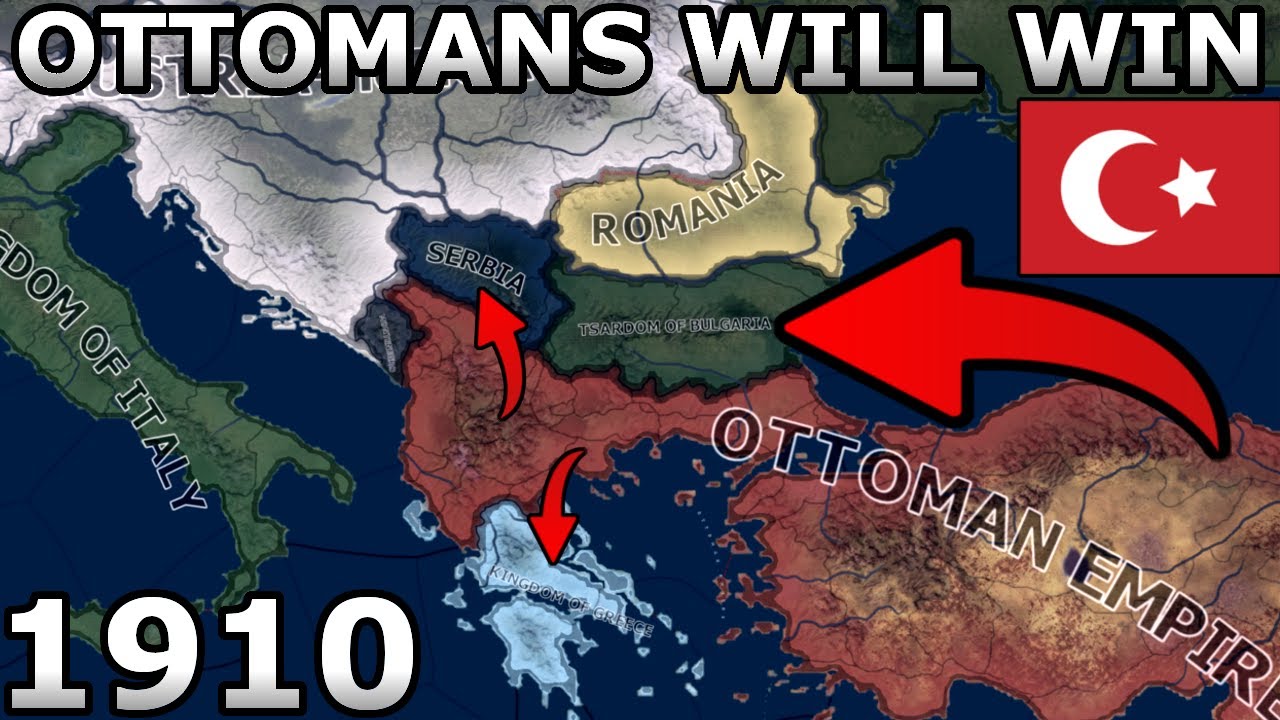 What if the Ottomans win the Balkan Wars? | HOI4 Timelapse