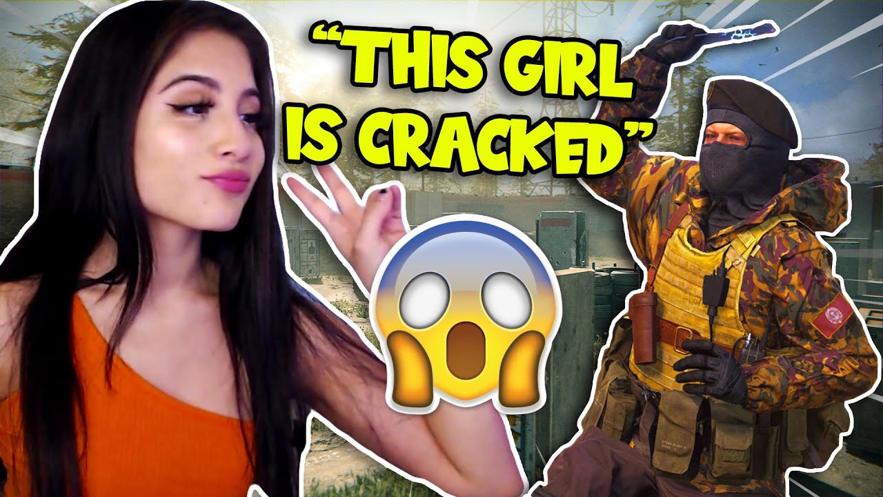 Cute Gamer Girl Plays 3v3 Knives Gunfight (Modern Warfare)