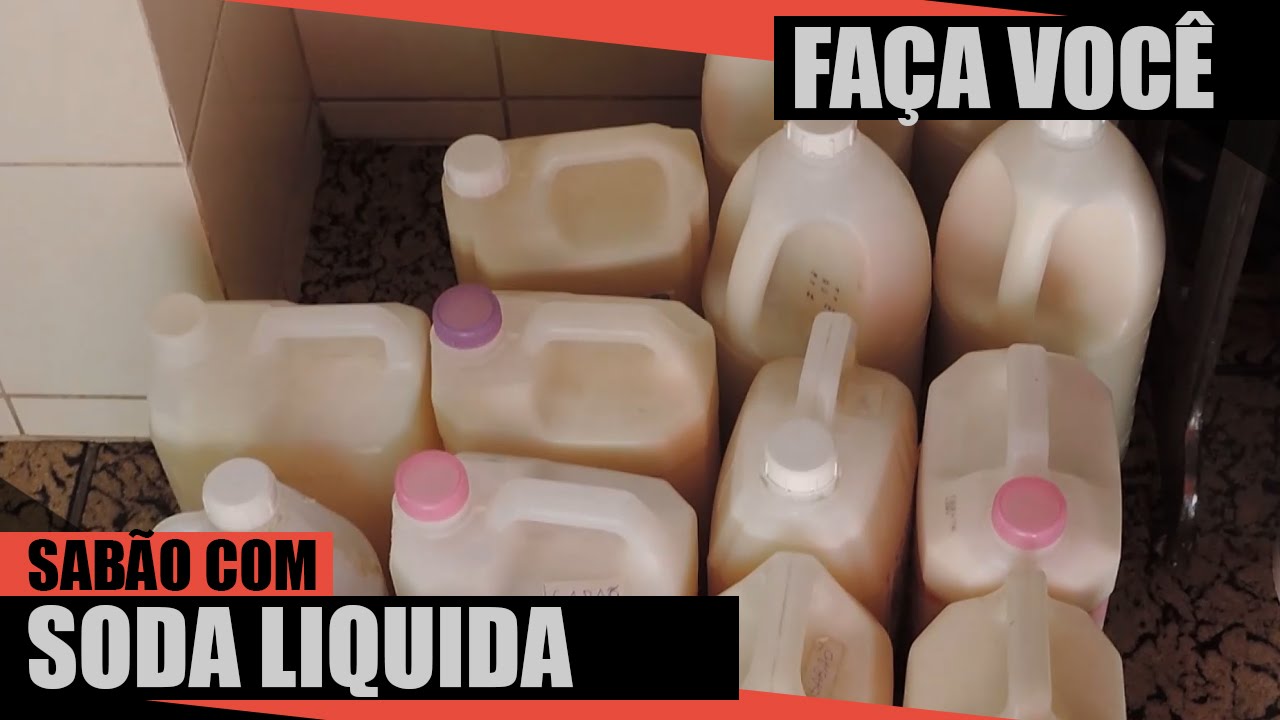 Faça Você: Sabão liquido com SODA LIQUIDA