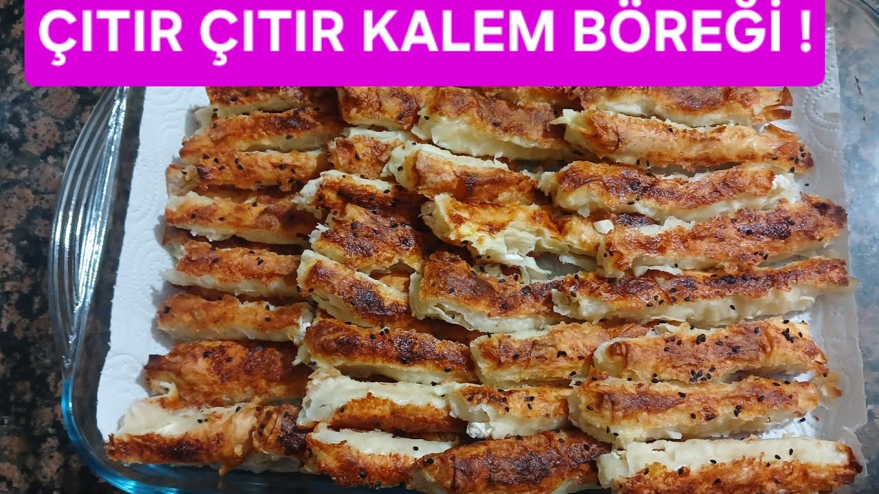 🔥Çıtır Çıtır! Fırında Kalem Böreği 😍 Börek Tarifleri