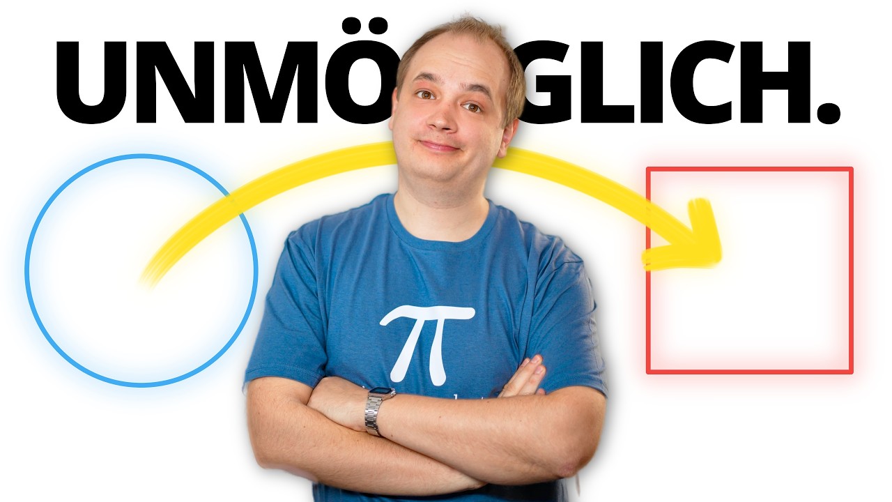 Warum die Quadratur des Kreises mathematisch unmöglich ist (Pi Day 2025)