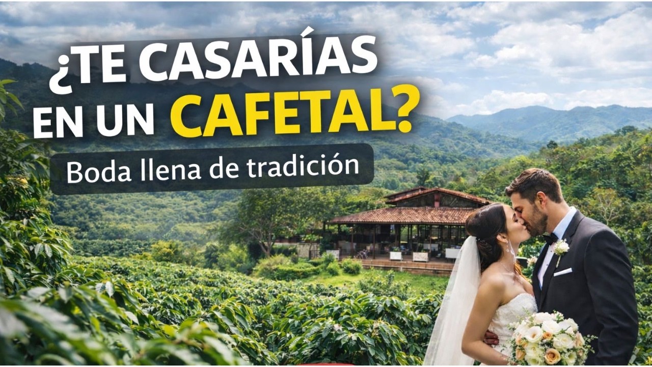 ¿Te casarías en un cafetal? I BODA LLENA DE TRADICIÓN