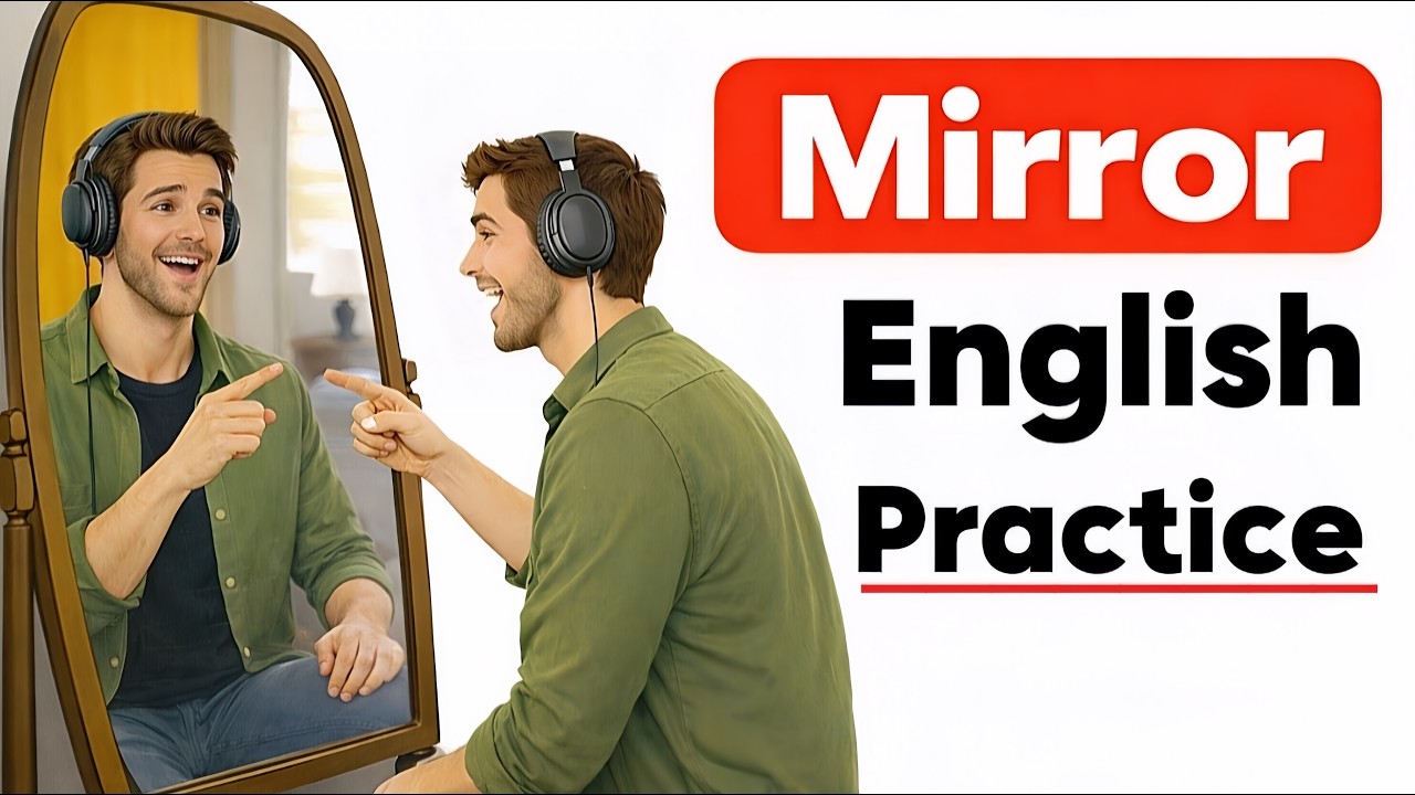 Speak English with Confidence Using Mirror Practice | 5 Steps to Fluency | English Podcast
