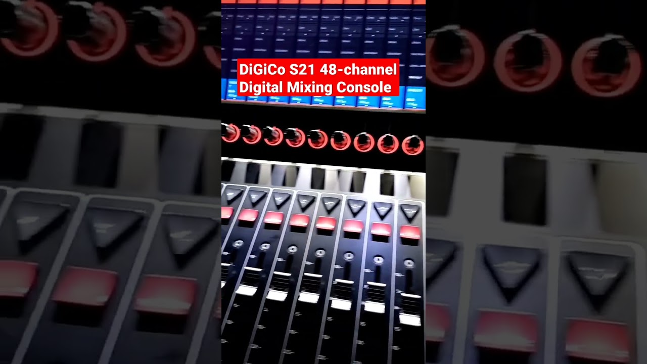 DiGiCo&nbsp;S21 48-channel Digital Mixing Console #Shorts #mixing #mixingconsole