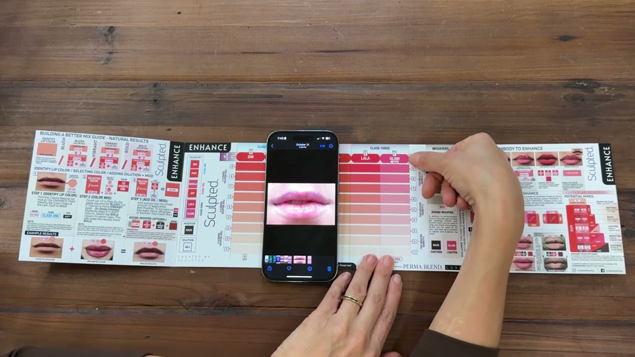 Carla Ricciardone Enhance Set Color Guide Walk Thru | Perma Blend LUXE