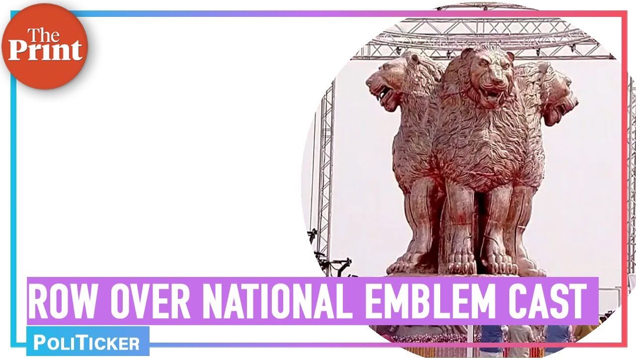 Controversy over National Emblem cast on new Parliament building