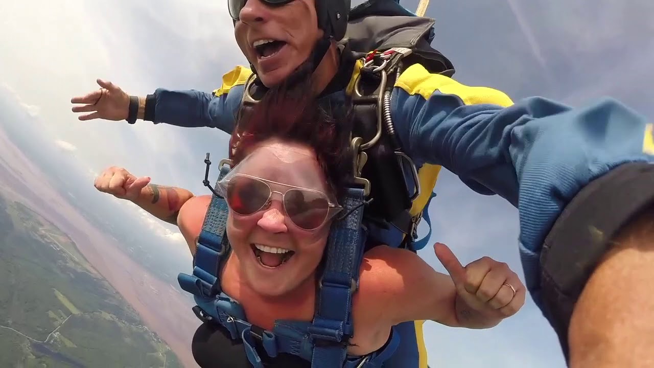 Natasha McCarthy Skydiving Aug. 8, 2018 YOPD