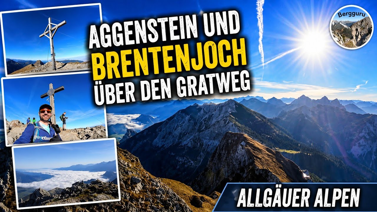 Aggenstein und Brentenjoch | Bergtour mit Gratwanderung zum Brentenjoch | Allg&auml;uer Alpen