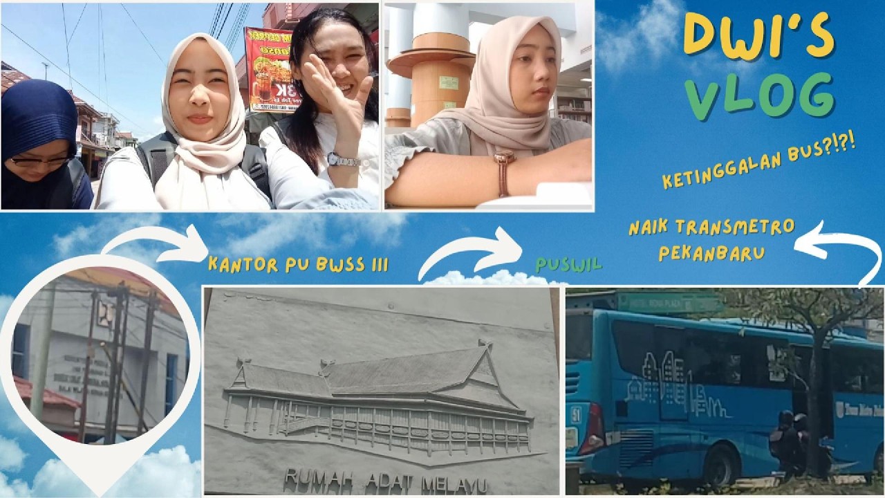 Dwi's Vlog - Nyobain naik Transmetro Pekanbaru