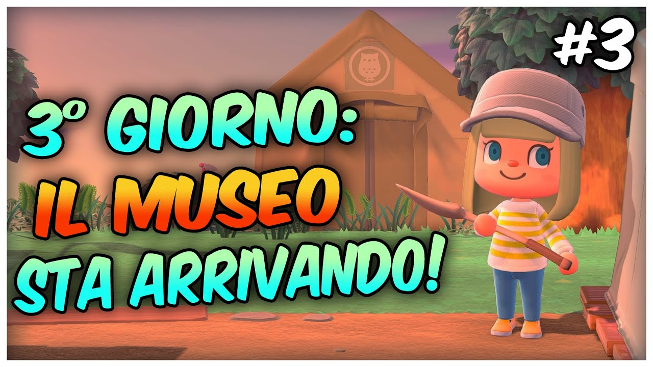 ⭐Terzo giorno, il MUSEO sta arrivando! ⭐ Tutorial primi passi per nuovi giocatori #animalcrossing