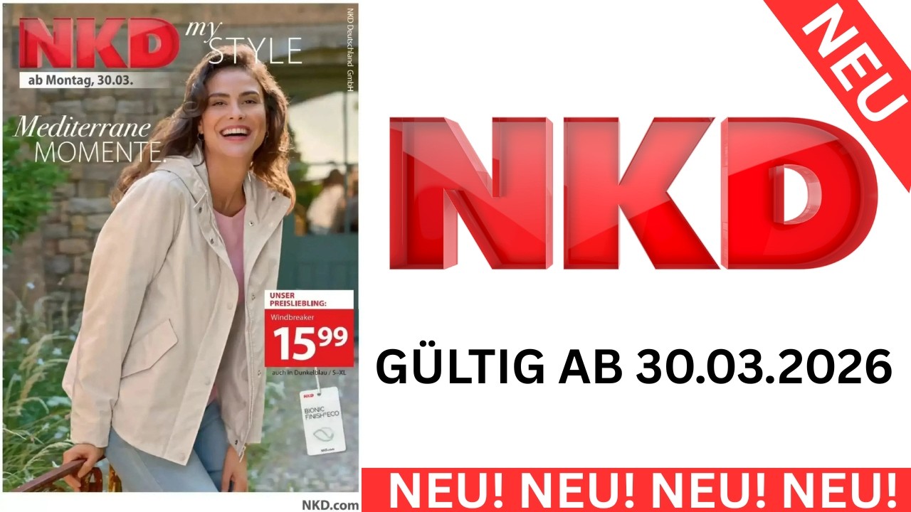 NKD Prospekte Angebote Werbung G&uuml;ltig von 30.03.2026 Werbung DE | Einkaufen DE