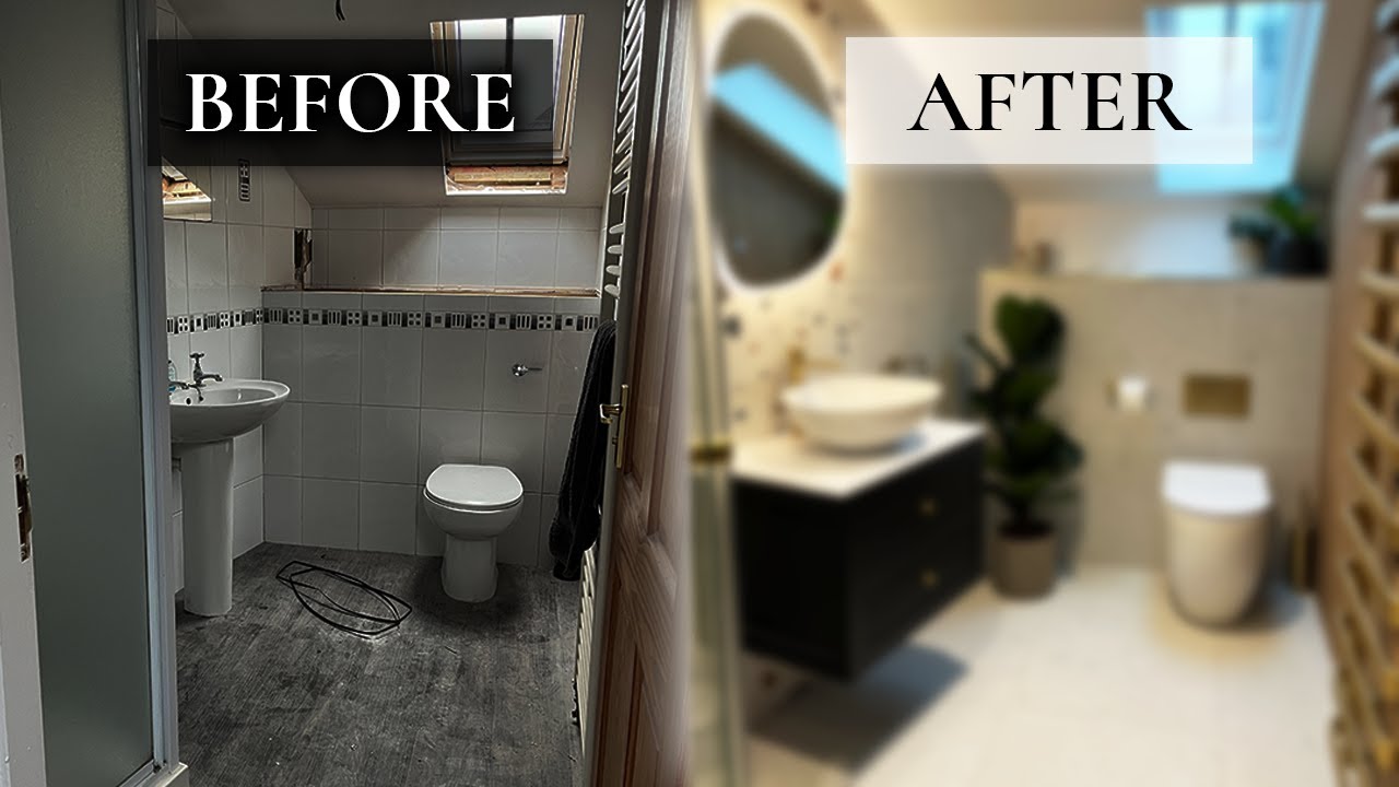 I Gave My Small Bathroom a Big Makeover (Before & After Renovation)