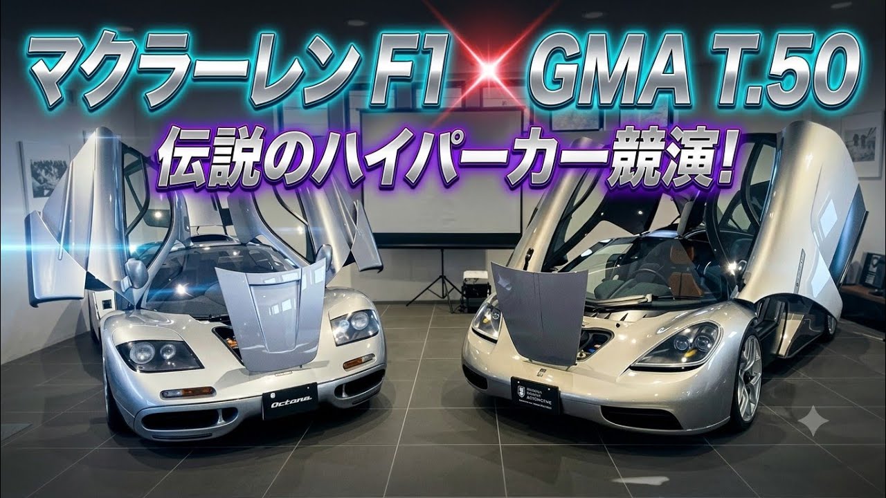 【車両紹介】マクラーレンF1&GMA T.50