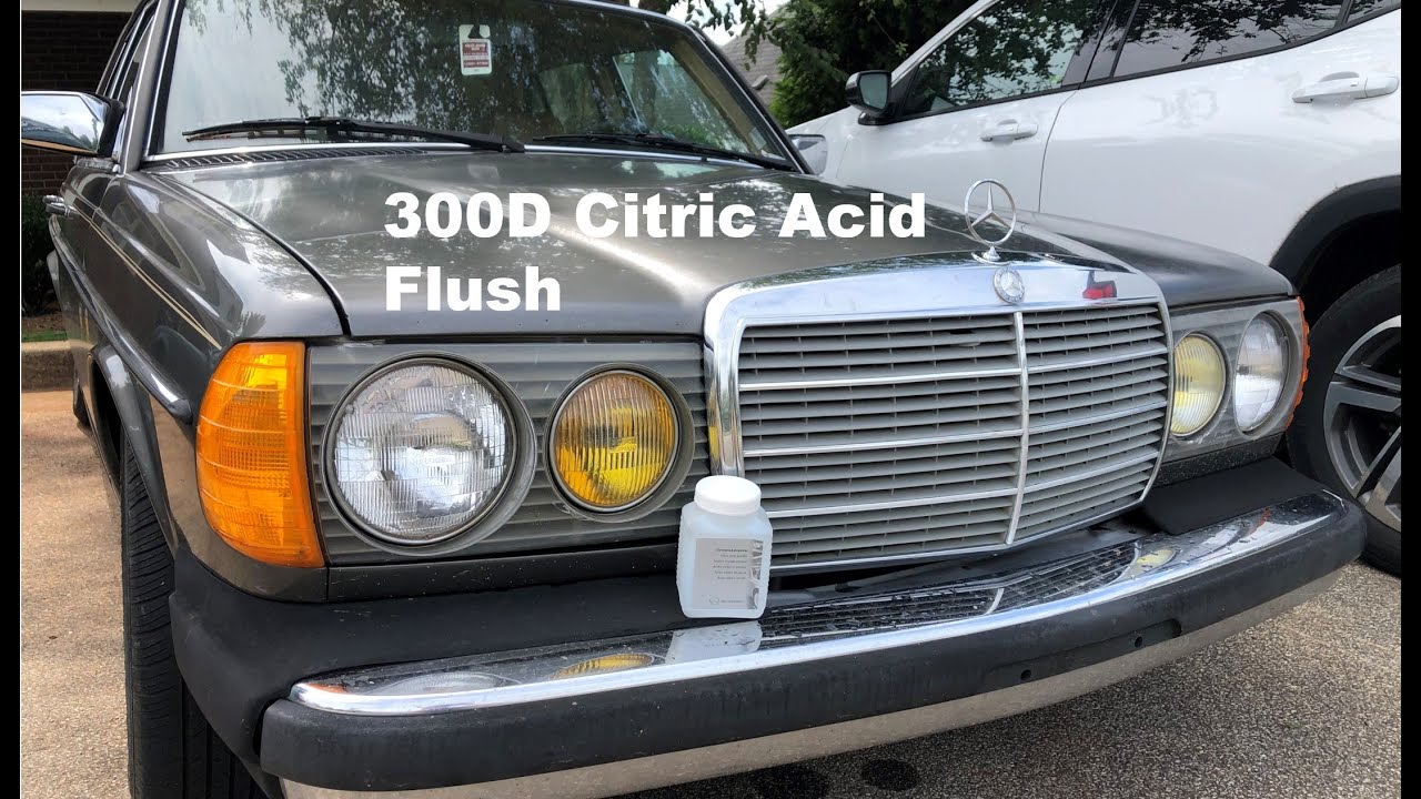 Mercedes Citric Acid Coolant Flush; 1985 Mercedes 300D W123