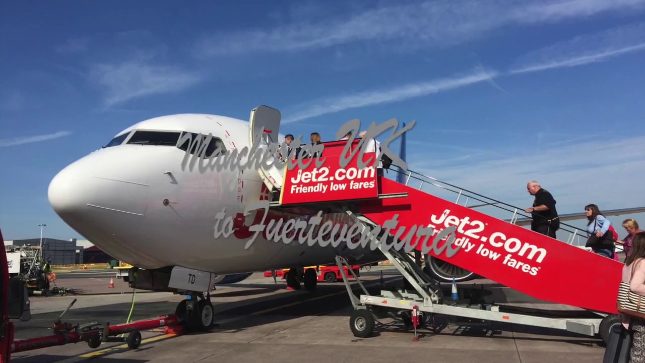 Our Jet2 boeing 737 Manchester UK to Fuerteventura flight