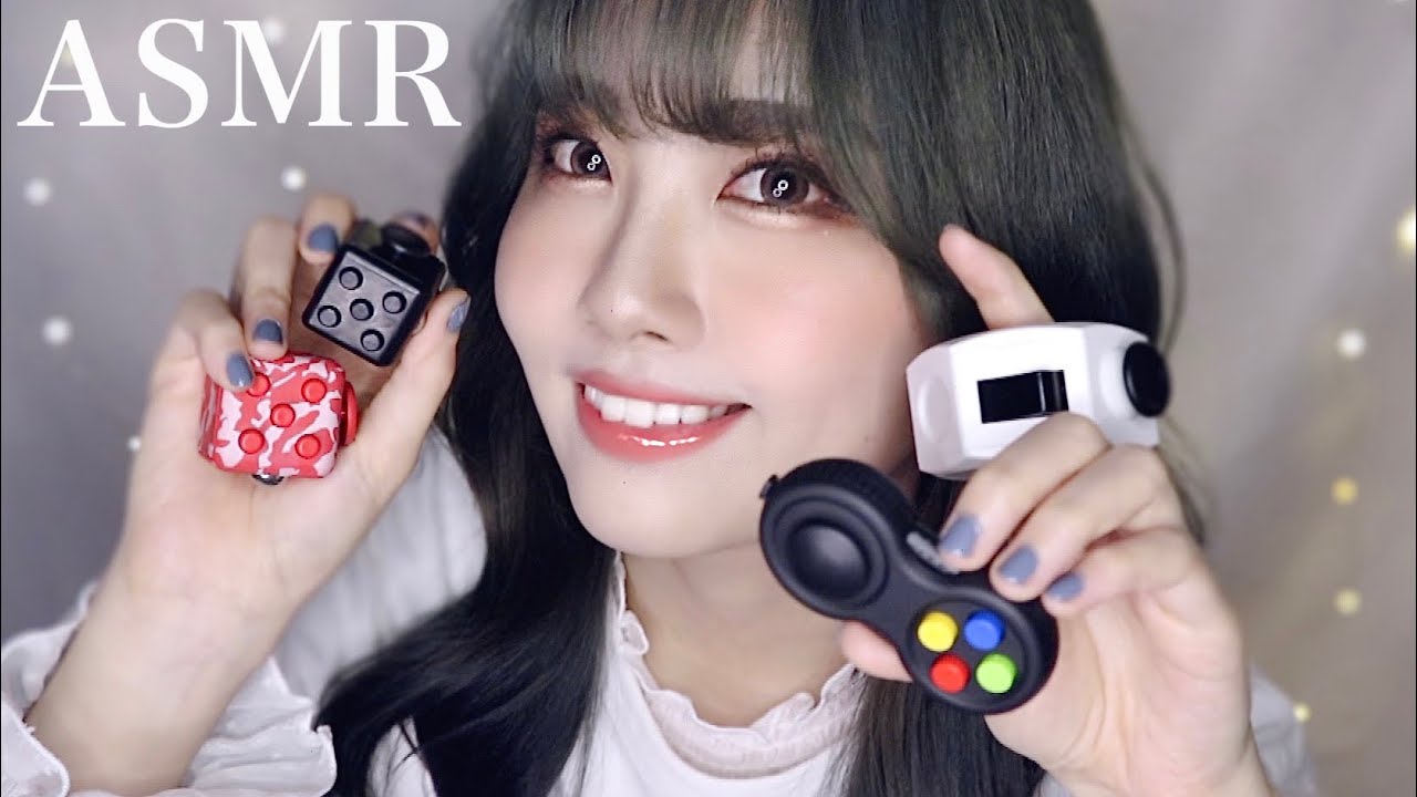 ASMR/囁き カチカチ🔘フィジェットトイの音🎮