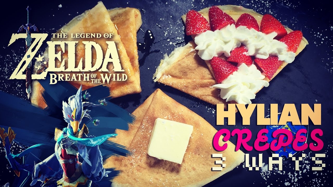 3 Ways to Make Hylian Crepes from Zelda: Breath of the Wild