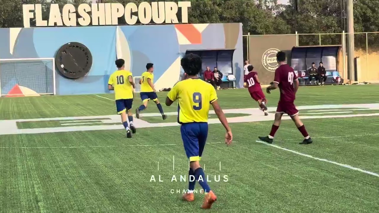 الشوط الاول مباراة نادي الهرم ونادي العمرانية 