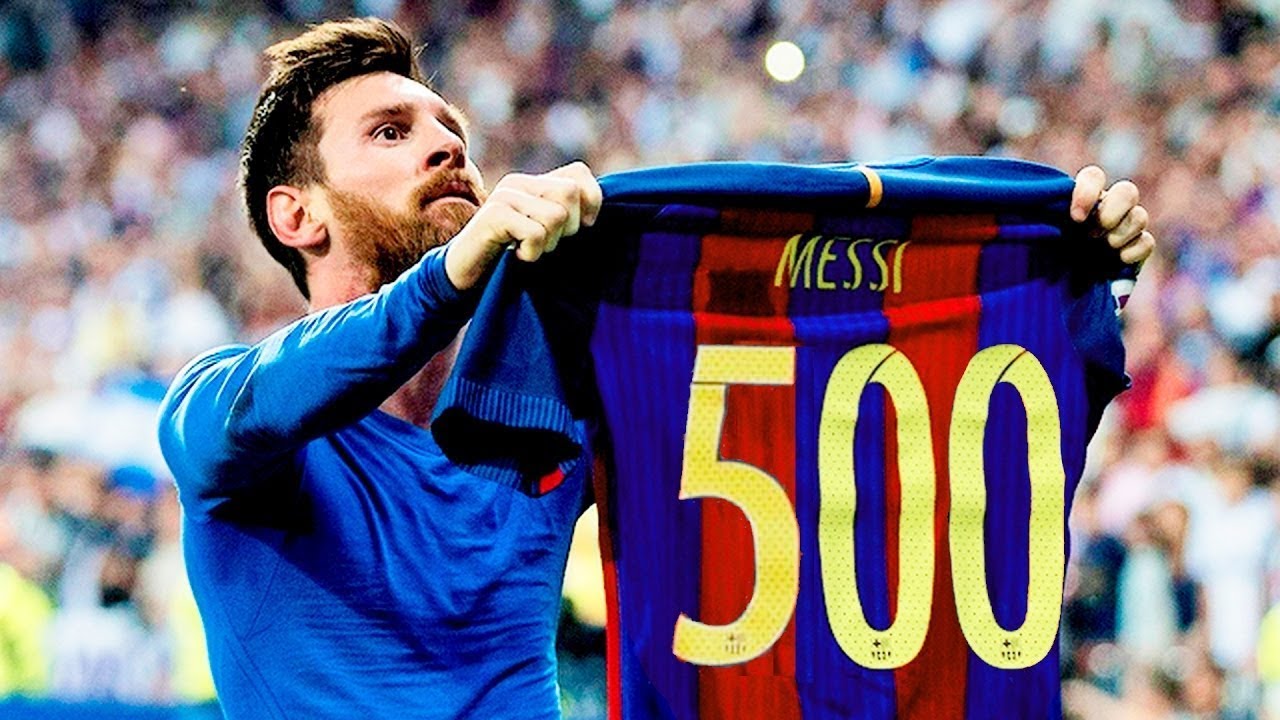 Messi all 500 goals for Barcelona - 2004 - 2017 - FULL HD