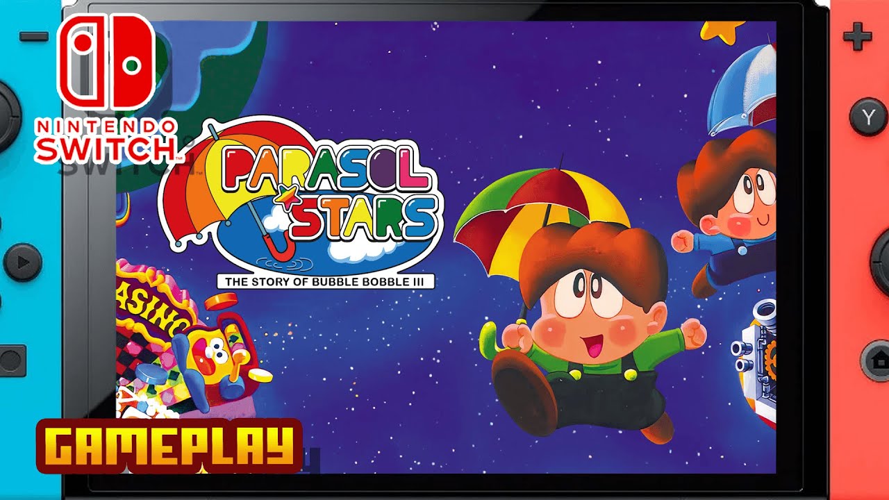 Parasol Stars - The Story of Bubble Bobble III - (Nintendo Switch) - Gameplay