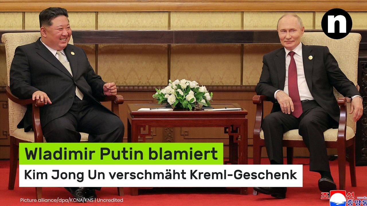 Wladimir Putin blamiert: Kim Jong Un verschmäht Kreml-Geschenk